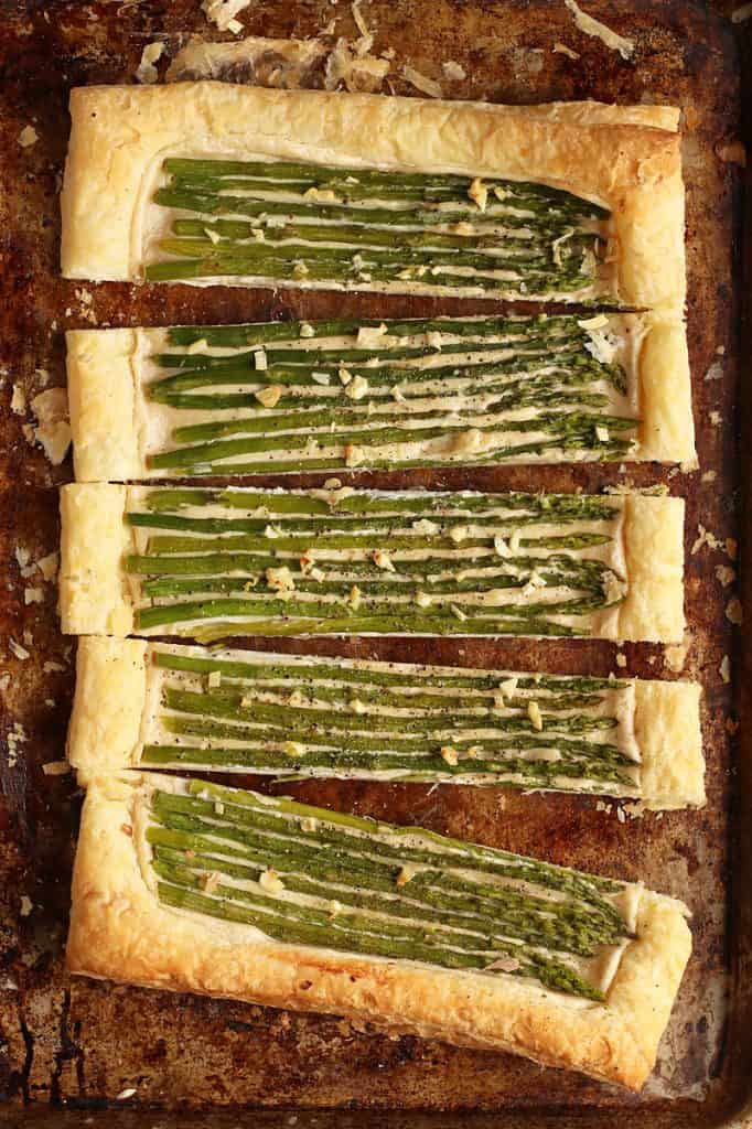 Vegan Asparagus and Cashew Cream Tart