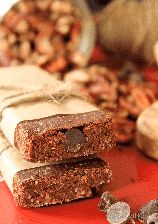 German Chocolate Protein Bars