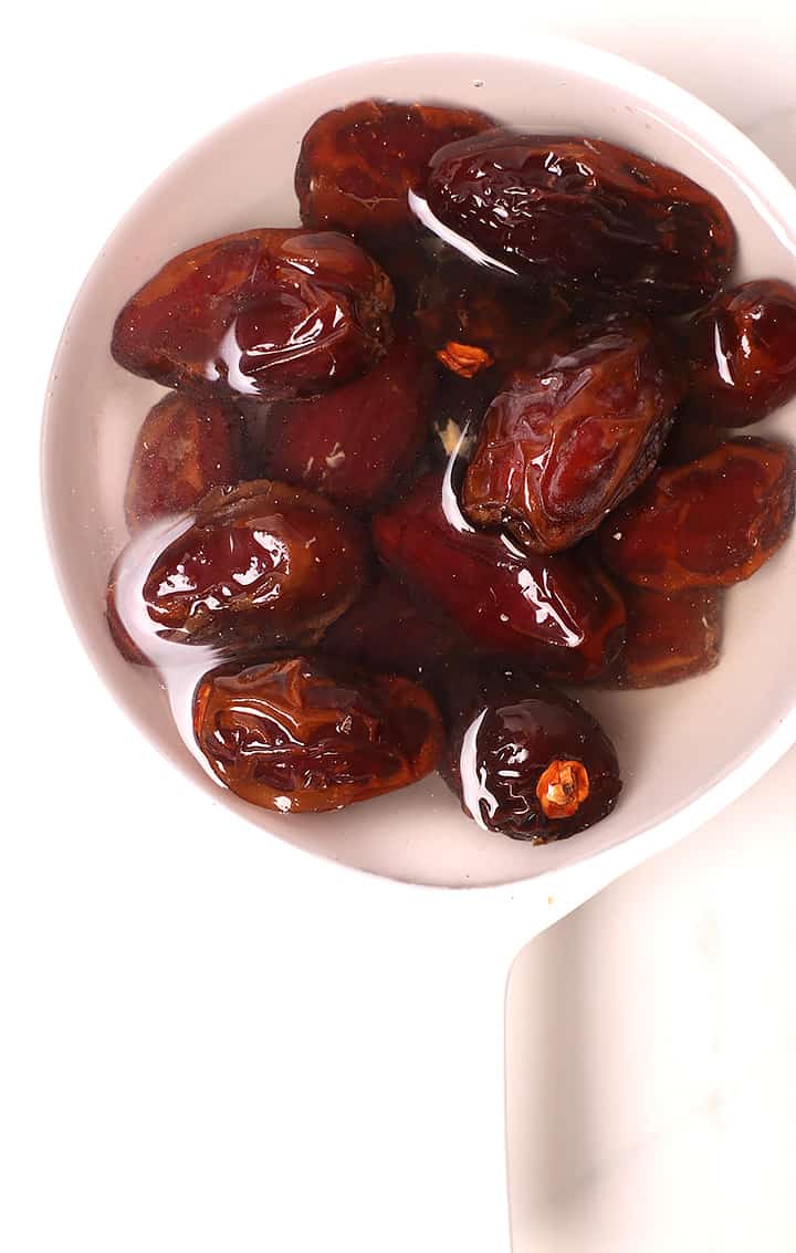 Medjool Dates soaked in water