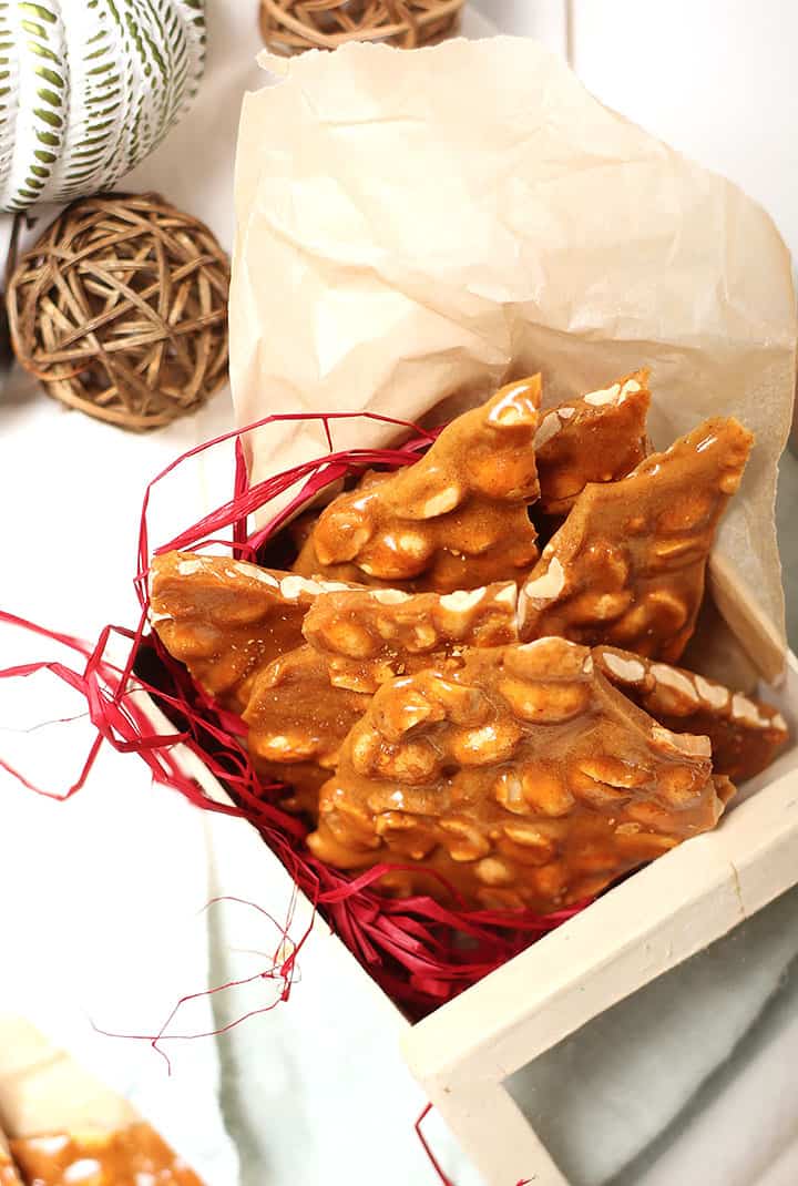 Peanut Brittle in a box