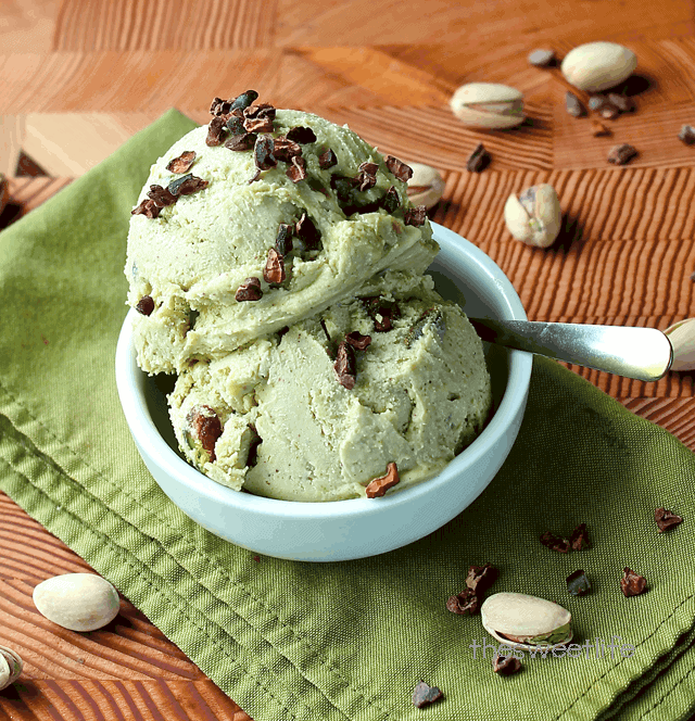 Vegan Pistachio Ice Cream