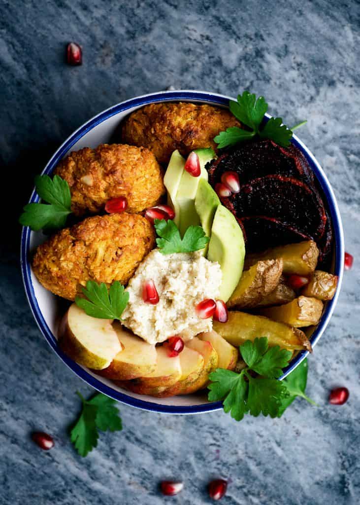 Pumpkin Falafel Fall Bowl