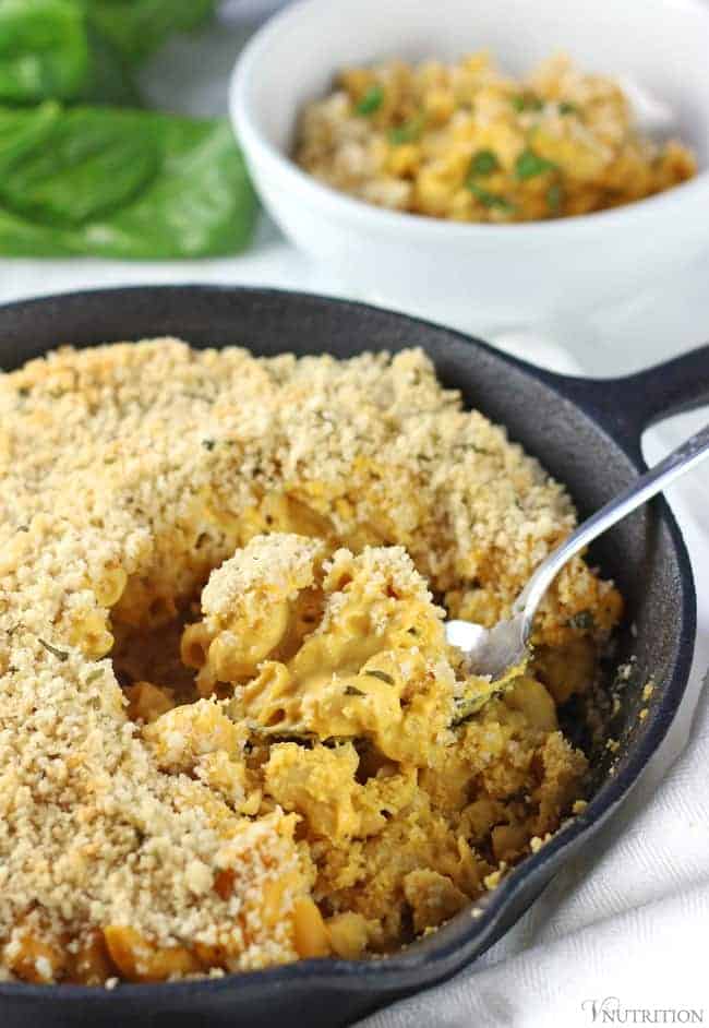 Vegan Pumpkin Mac and Cheese