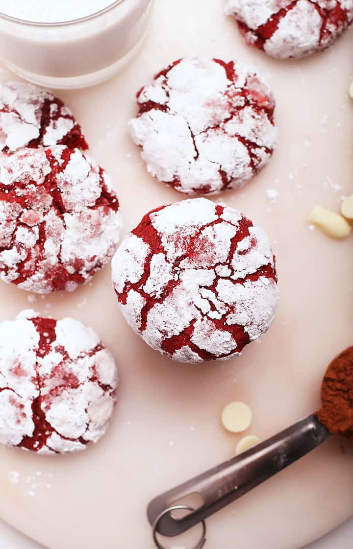 Plate of finished cookies