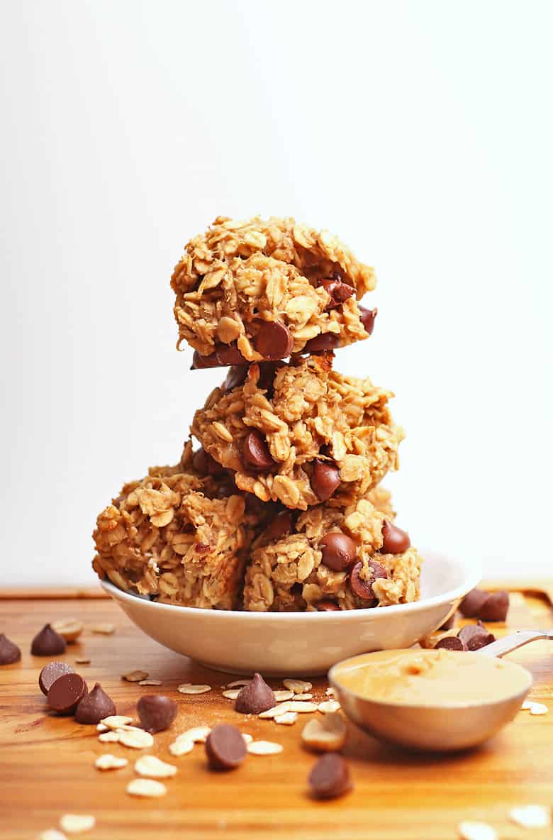 Stack of 4-ingredient cookies