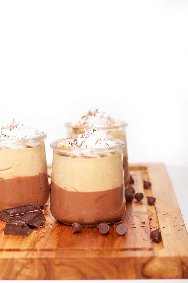 Vegan Peanut Butter Chocolate Pudding