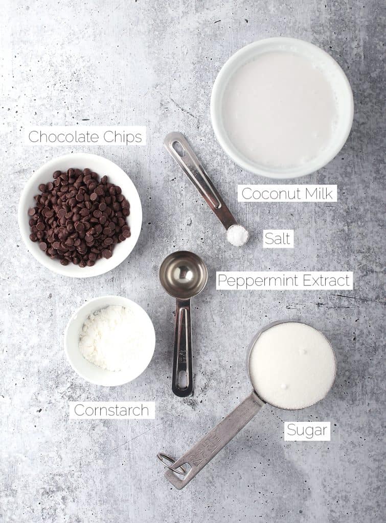 Ice cream ingredients on a concrete background