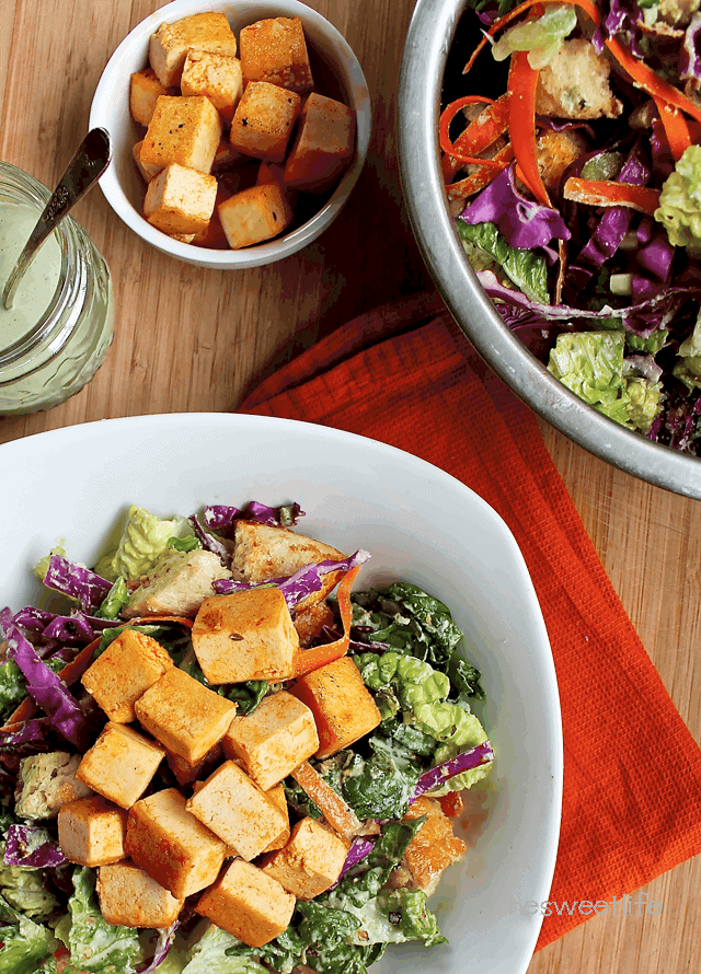 Buffalo Caesar Salad