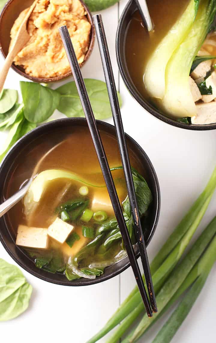 Miso Veggie Soup in a Jar - Hey Nutrition Lady