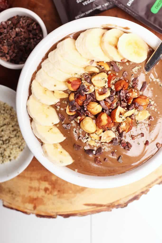 Hazelnut Chocolate Smoothie Bowl