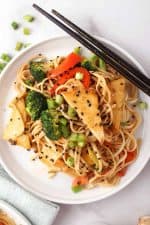 Udon Noodles Tofu Stir Fry w/ Tofu | My Darling Vegan