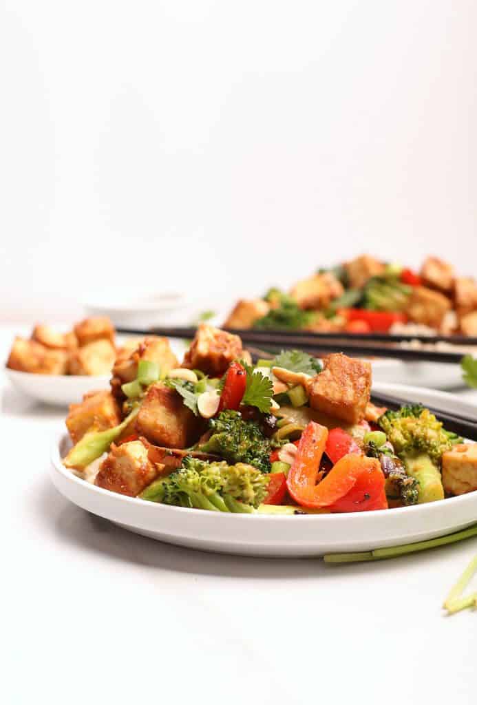 Broccoli Stir Fry w/ Peanut Sauce | My Darling Vegan