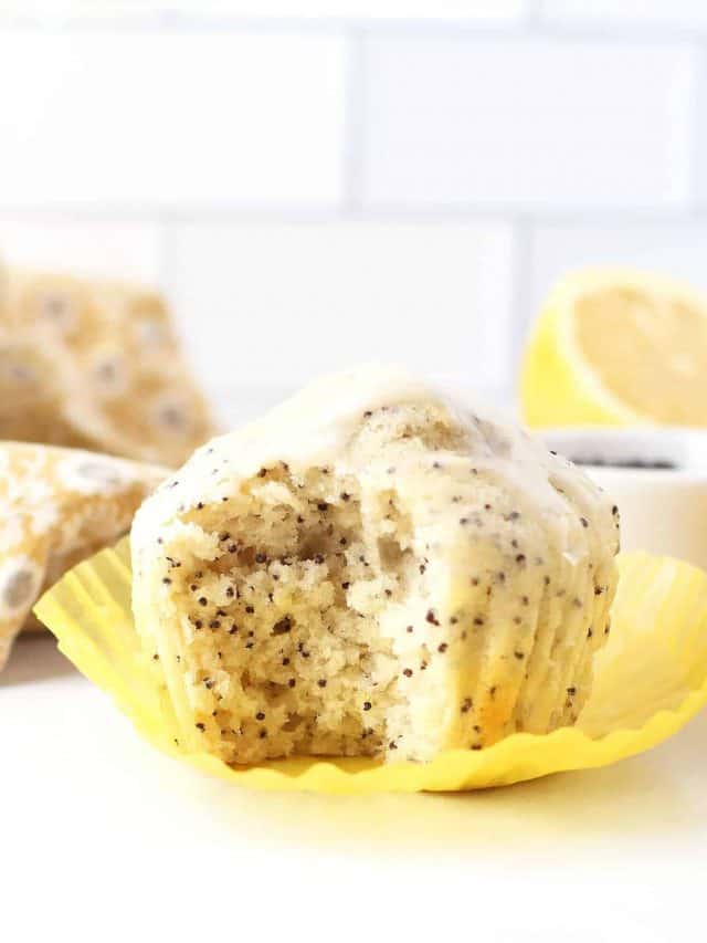 Vegan Lemon Poppy Seed Muffins