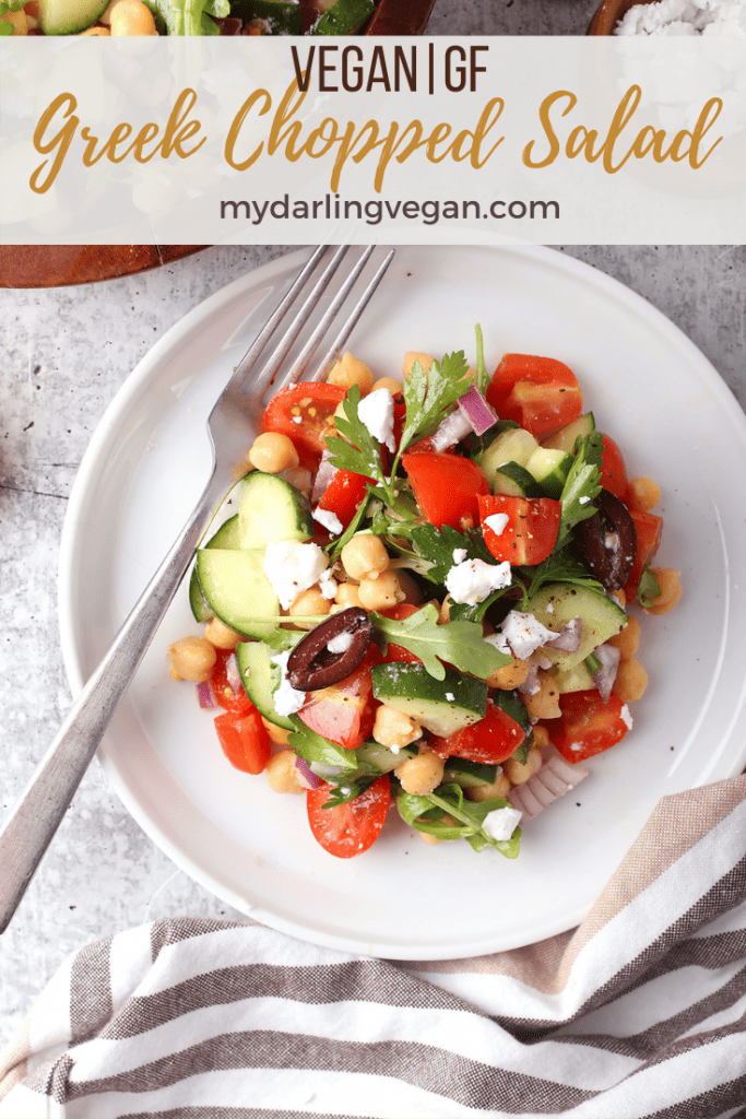 Mason Jar Chickpea Greek Salads Make Clean Eating Meal Prep Fun!