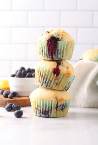 The BEST Vegan Blueberry Muffins