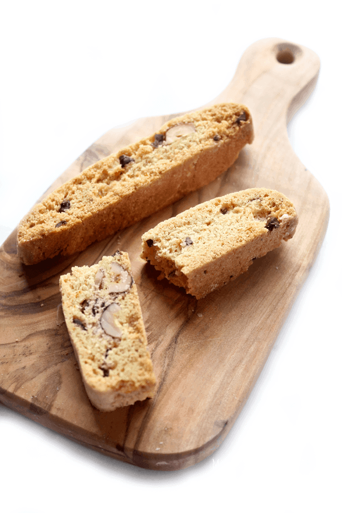 Hazelnut Chocolate Biscotti