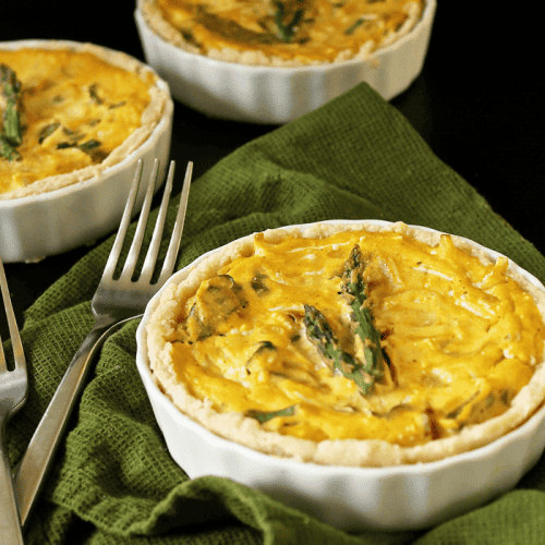 Vegan Asparagus Quiche
