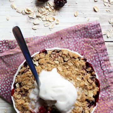 Vegan Berry Crisp