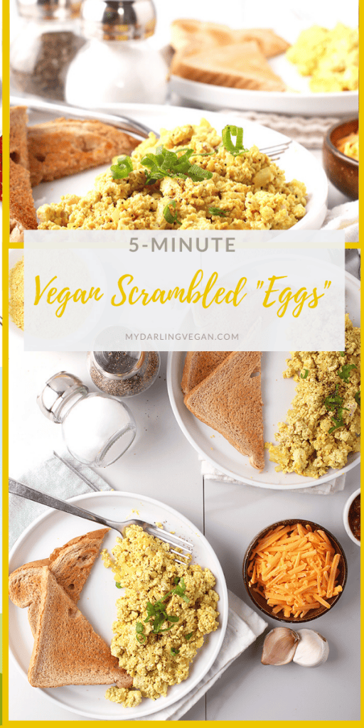 5-Minute Vegan Scrambled Eggs | My Darling Vegan