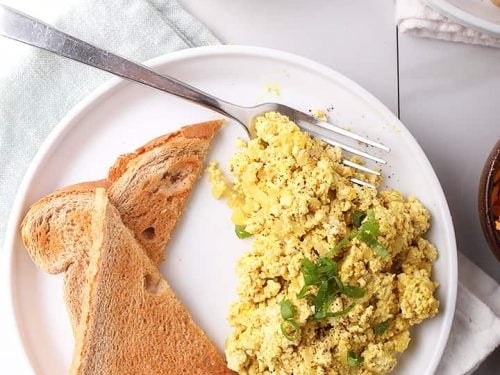 5 Minute Vegan Scrambled Eggs My Darling Vegan
