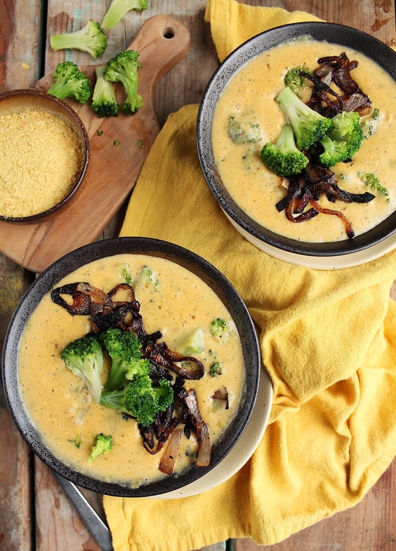 Vegan Broccoli Cheese Soup