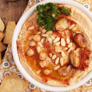 Roasted Garlic Hummus