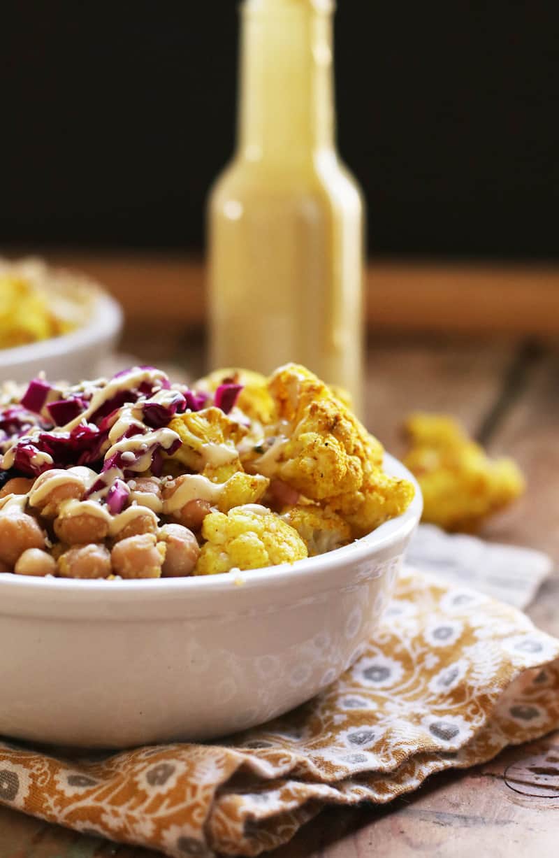 Roasted Cauliflower Quinoa Bowl 