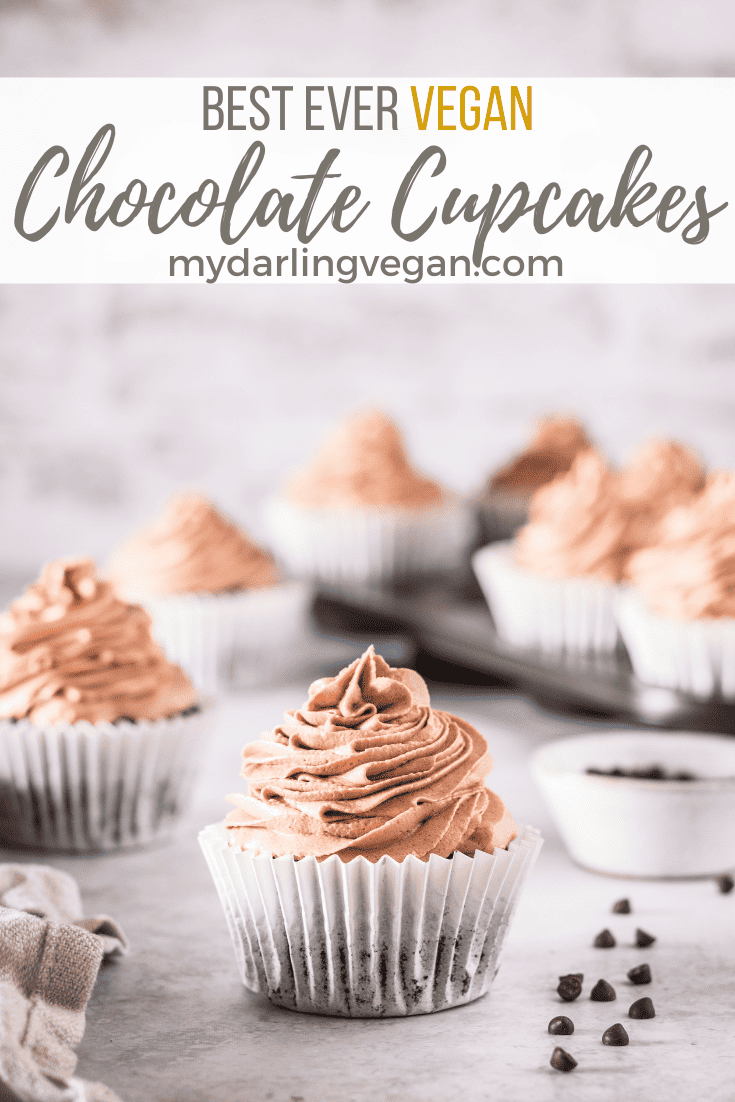 The BEST Vegan Chocolate Cupcakes | My Darling Vegan