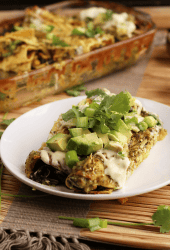 Vegan Enchiladas Verde