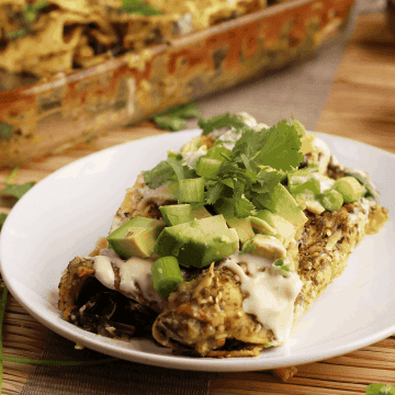 Vegan Enchiladas Verde