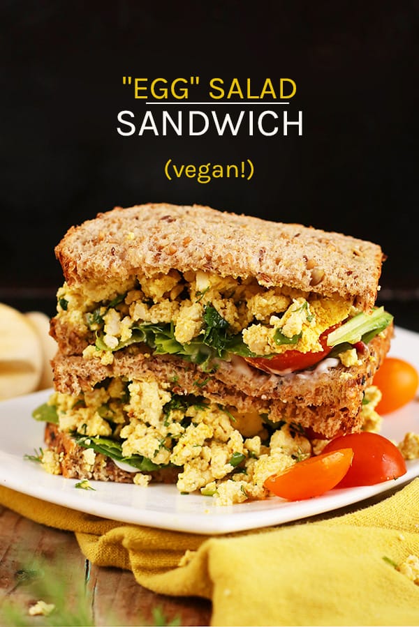 Vegan Egg Salad Sandwich with Tofu | My Darling Vegan