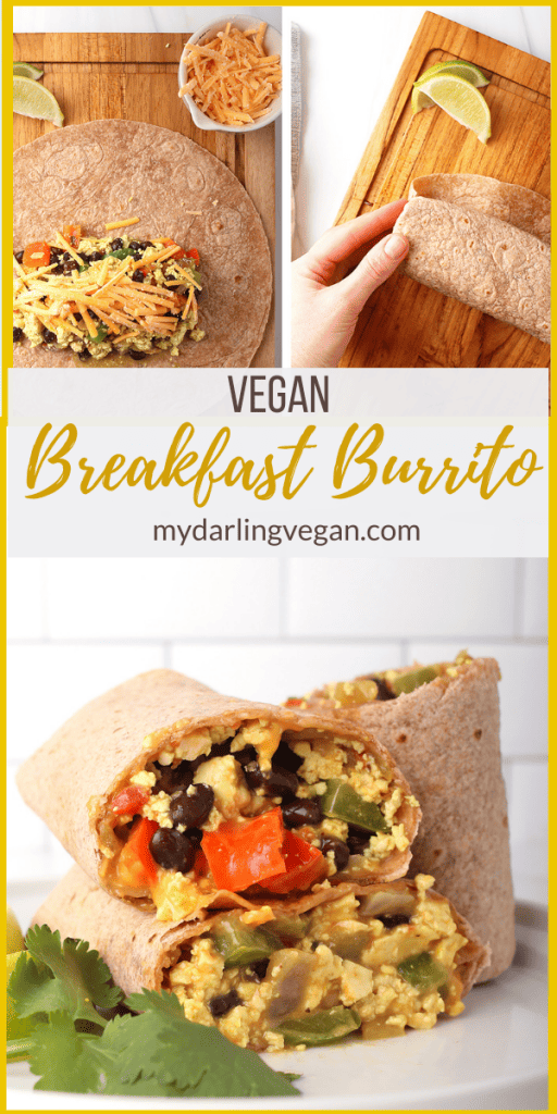 This Southwest Vegan Breakfast Burrito is loaded with protein and vegetables and filled with flavor for a healthy, delicious breakfast. Keep them in the freezer for grab-n-go meals all week long. Made in under 30 minutes!