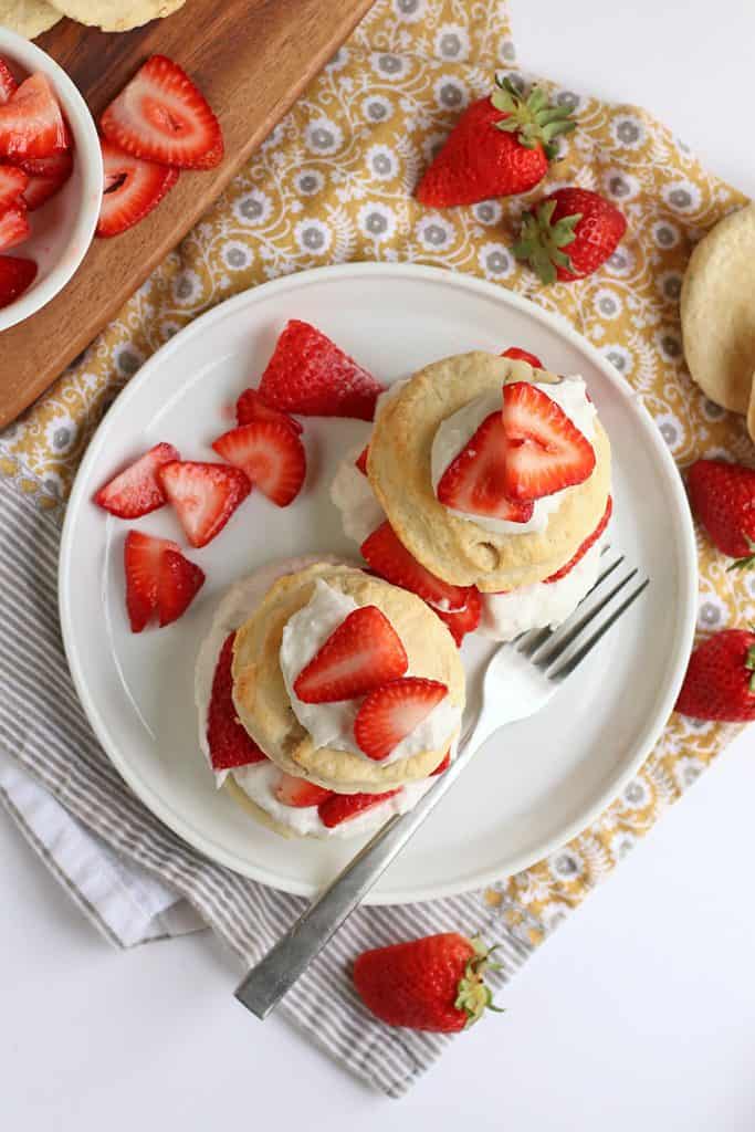 Vegan Strawberry Shortcakes