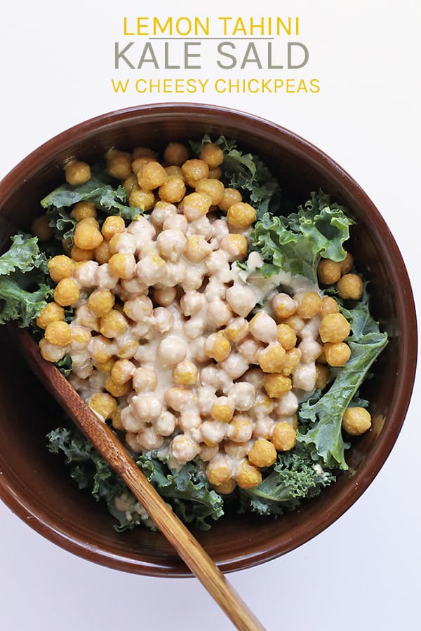 Lemon Tahini Kale Salad