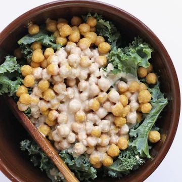 Kale Salad with Chickpeas
