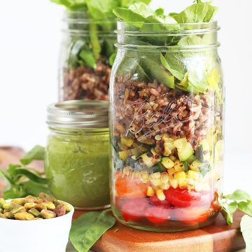 Wild Rice Mason Jar Salads