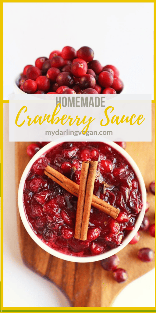 Make your holidays brighter with this Cinnamon Orange Cranberry Sauce made with fresh orange juice and whole spices for a delightful Thanksgiving dish.