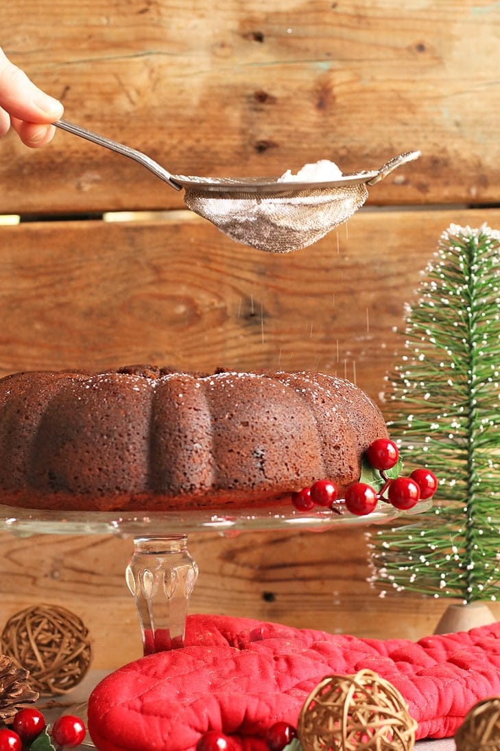 vegan gingerbread cake my