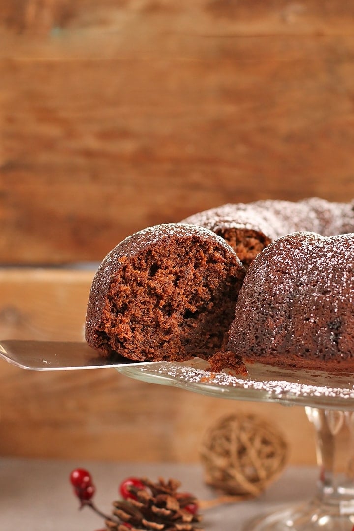 vegan gingerbread cake my