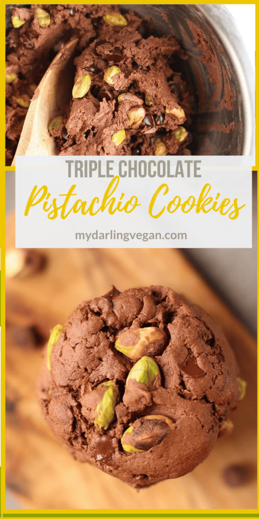 Enjoy all the decadence with these Triple Chocolate Pistachio Cookies without compromising on health. These cookies are made with Orgain Creamy Chocolate Fudge Protein Powder for a protein-packed, better-for-you holiday treat.