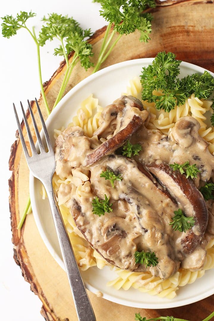 Vegan Mushroom Stroganoff | My Darling Vegan
