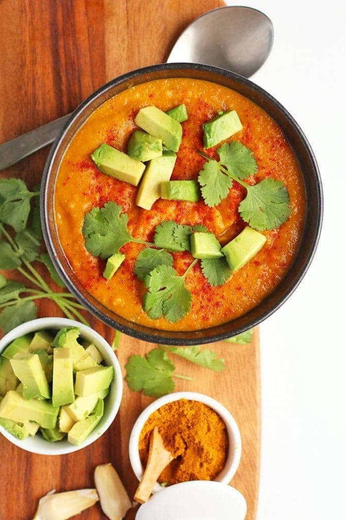 Red Lentil Curry Soup