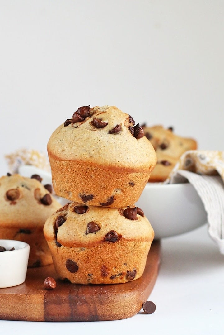 Stack of finished muffins