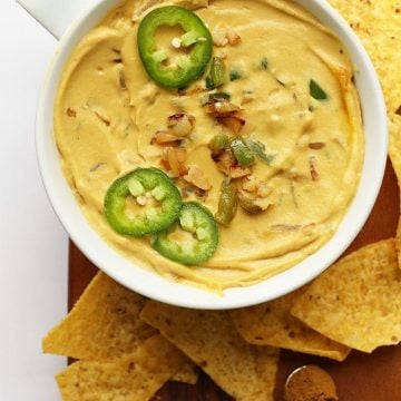 Vegan Cauliflower Queso