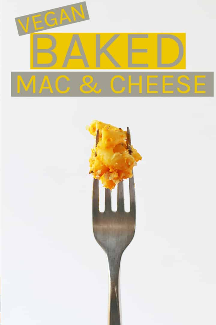 Enjoy this healthier spin on everyone's favorite pasta. This vegan Baked Macaroni and Cheese is packed with veggies and filled with flavor for a pasta dish the whole family will love. #vegan #vegetarian #mac&cheese #dinner #recipes #kidfriendly #pasta #mydarlingvegan