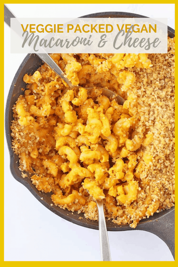 Your kids are going to love this vegan Baked Macaroni and Cheese. It is a healthy twist on a classic comfort food. Made with a vegetable-stuffed cheesy sauce and topped with herbed bread crumbs, this meal is a keeper! 
