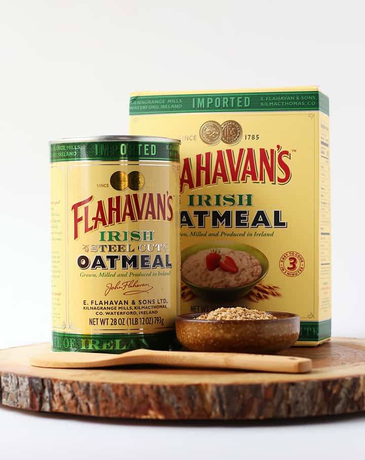 Two boxes of Flahavans Irish Steel Cut Oatmeal