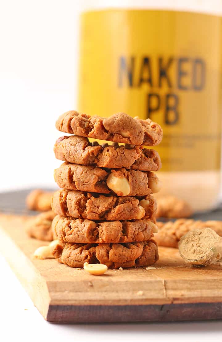 Stack of finished cookies