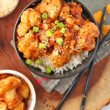 Sticky Sesame Cauliflower