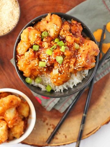 Sticky Sesame Cauliflower